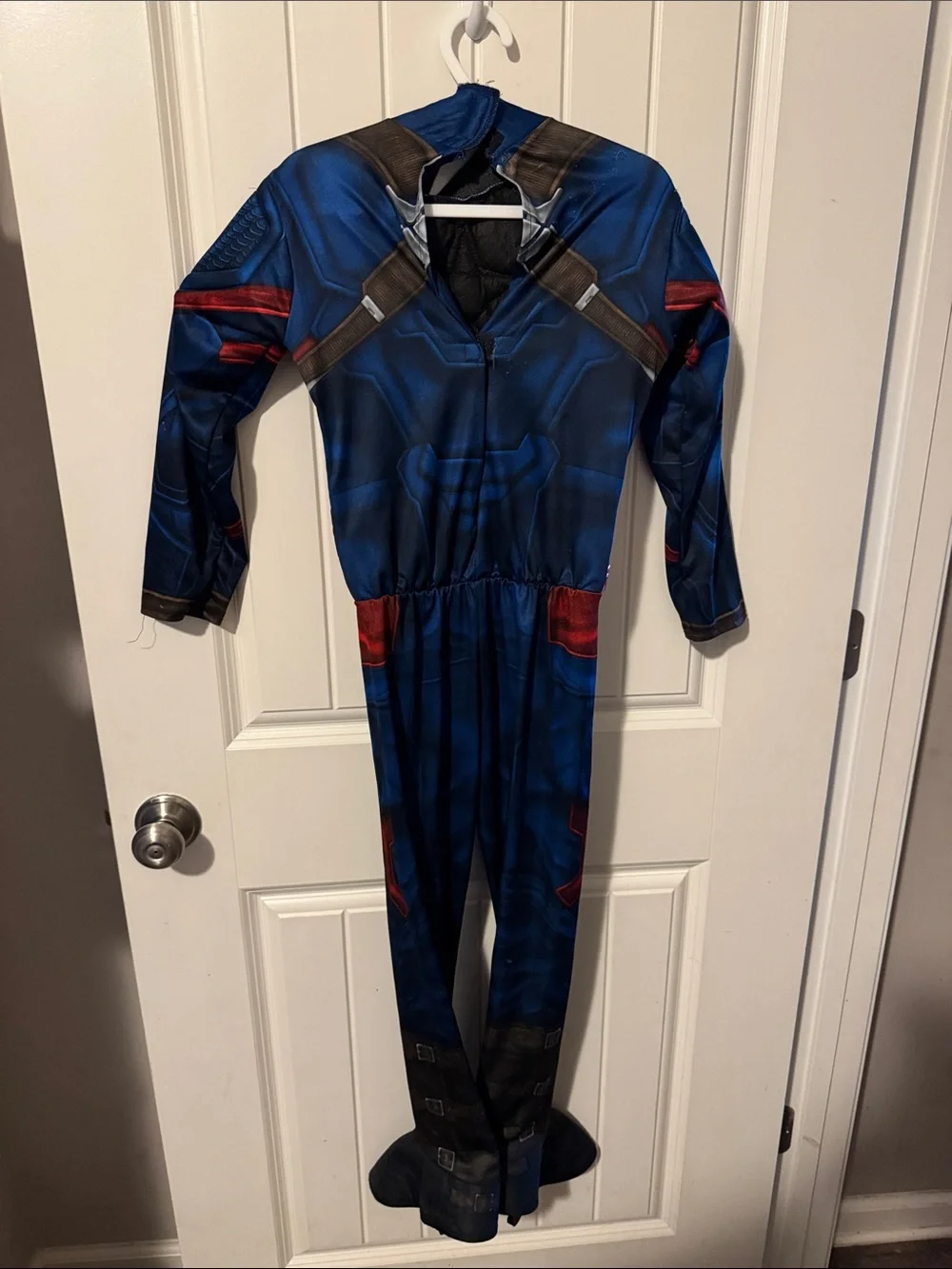 Marvel Rubies Kids Blue and Red Star Superhero Costume Captain America - Picture 3 of 5